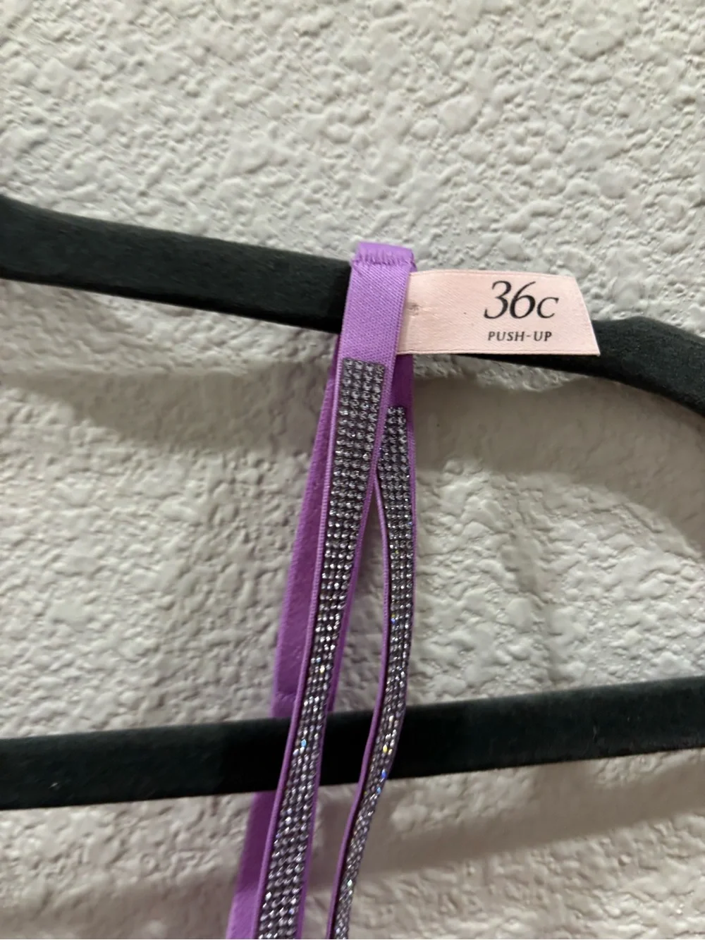 Victoria's Secret Lavender Lace Push-Up Bra